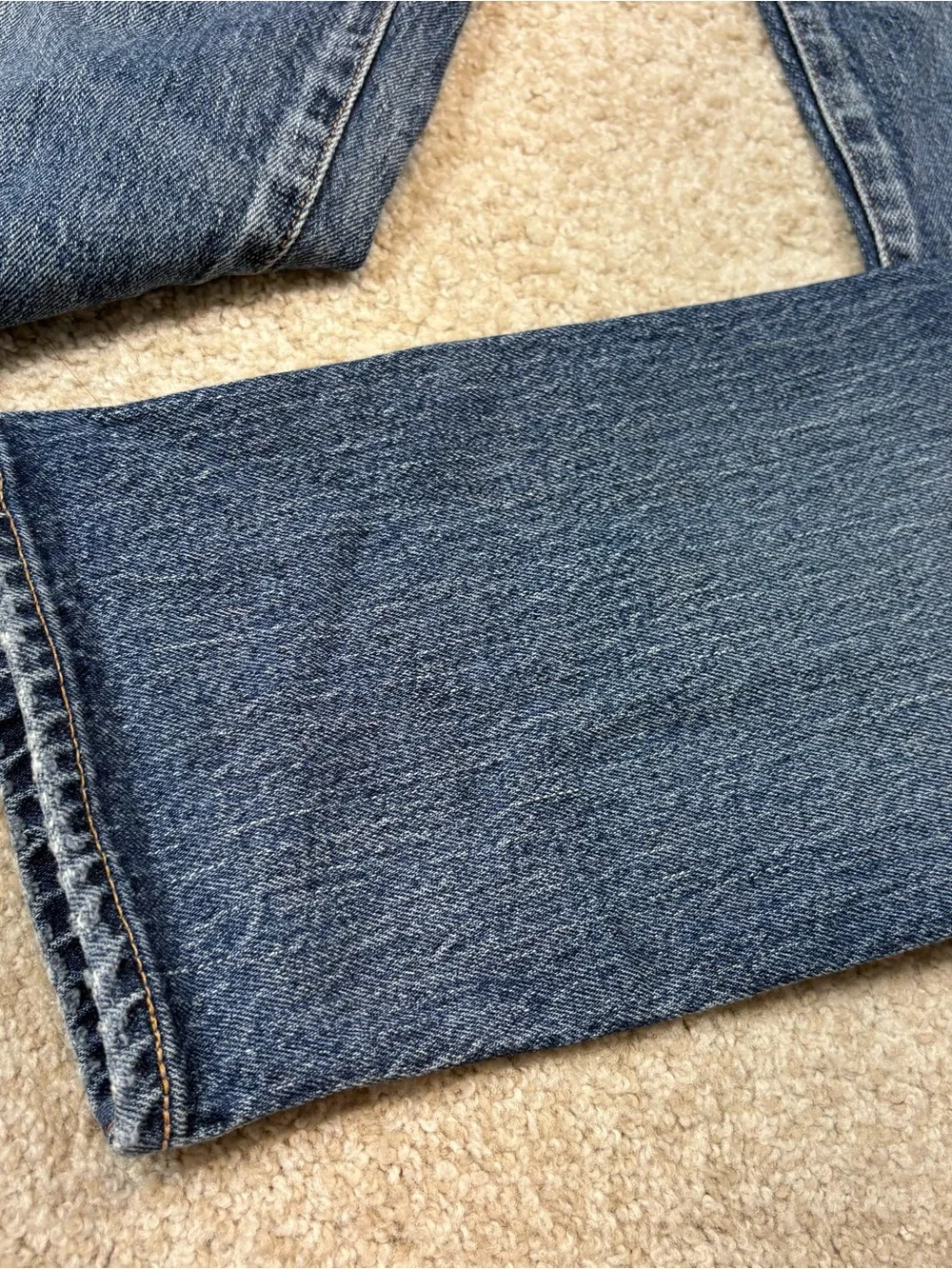 Moussy Vintage Women's Mallard Slim Straight Jeans Blue Sz 25